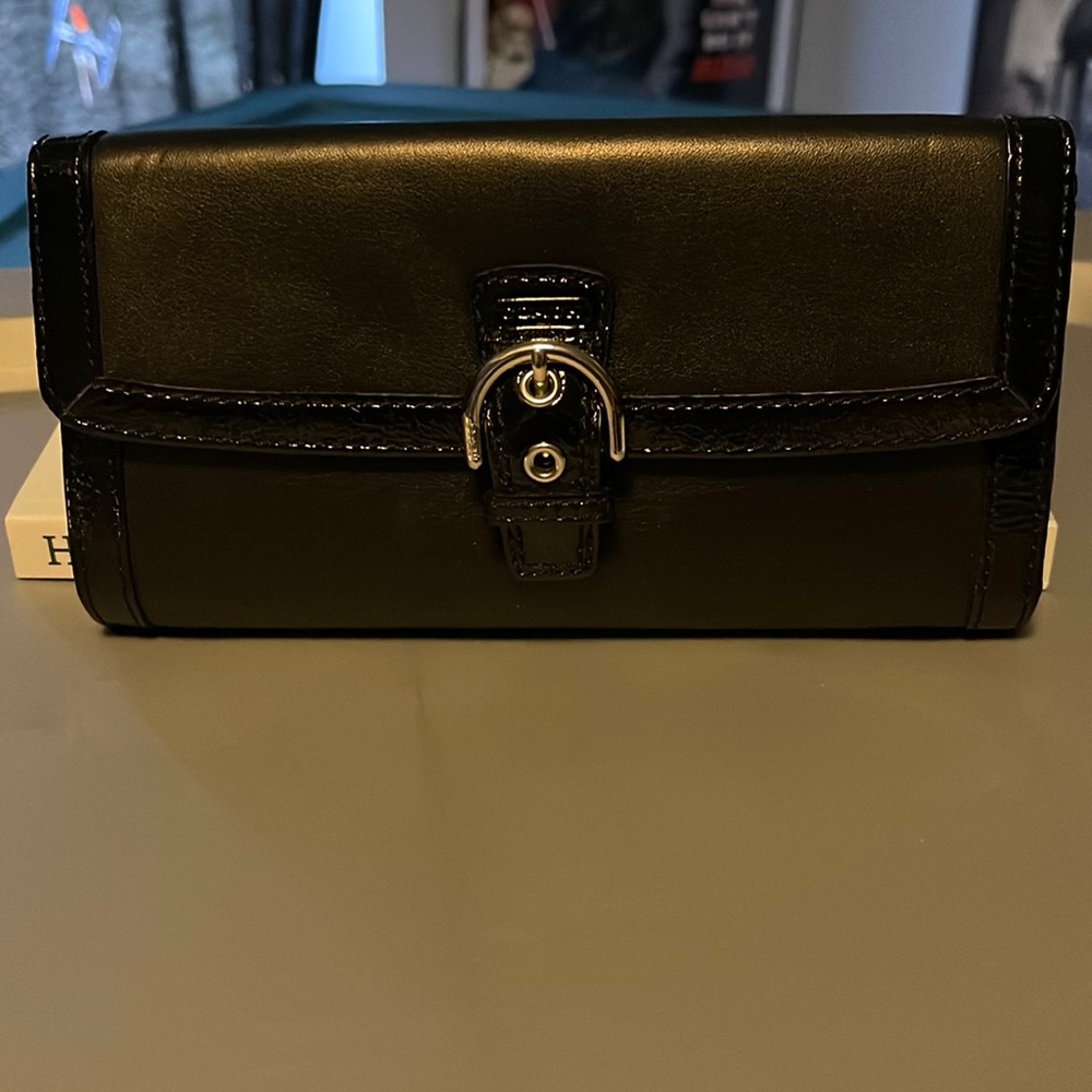 Black coach wallet